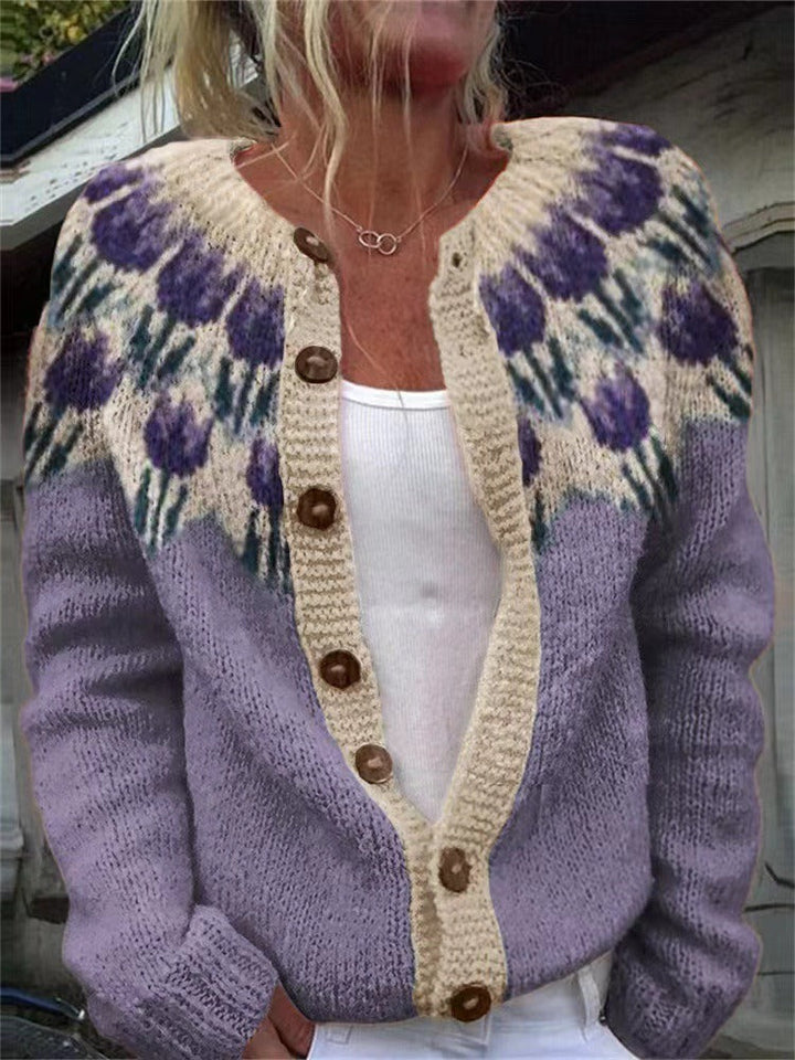 Cardigan Islandais Vintage Josephine