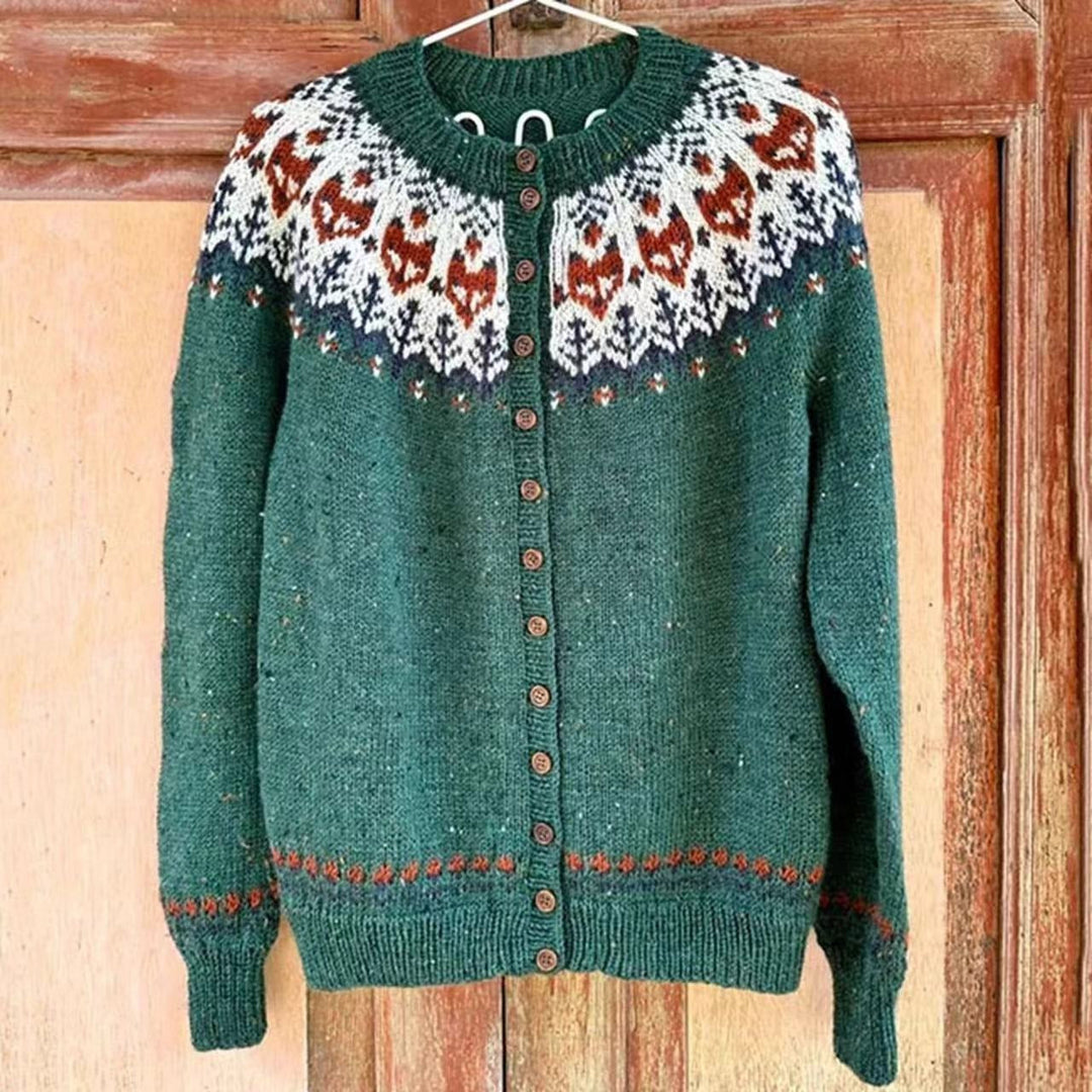 Cardigan Islandais Vintage Carolina