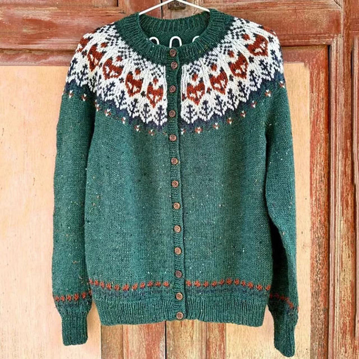 Cardigan Islandais Vintage Carolina