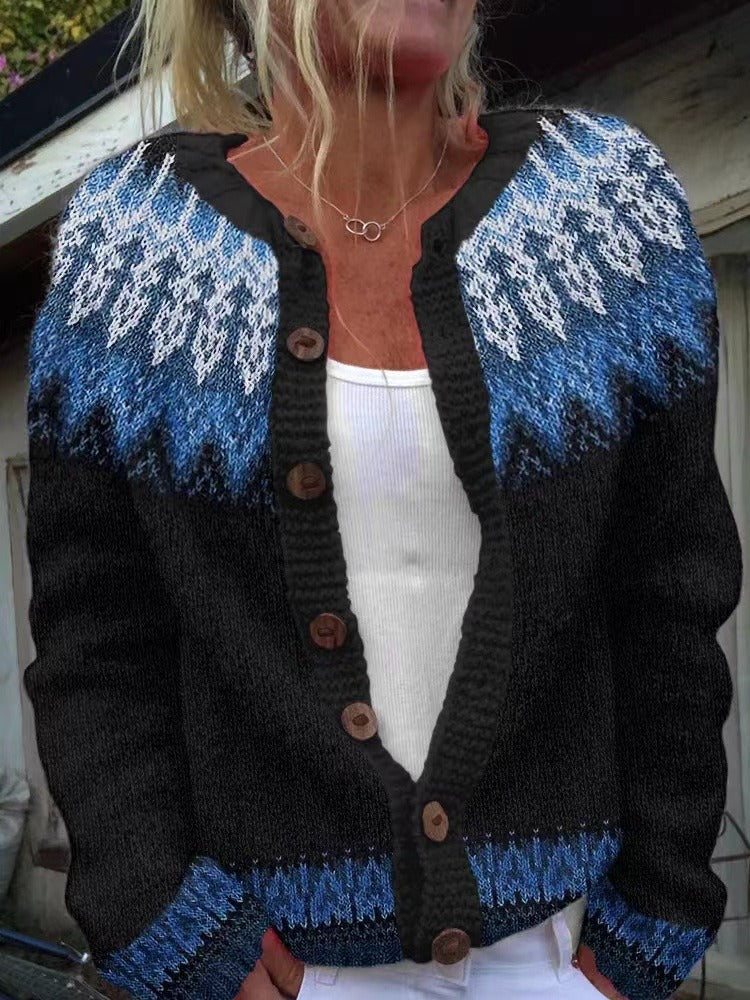 Cardigan Islandais Vintage Givanna