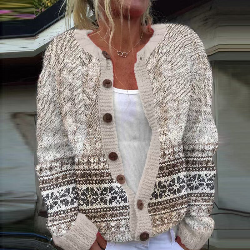 Cardigan Islandais Vintage Bailey