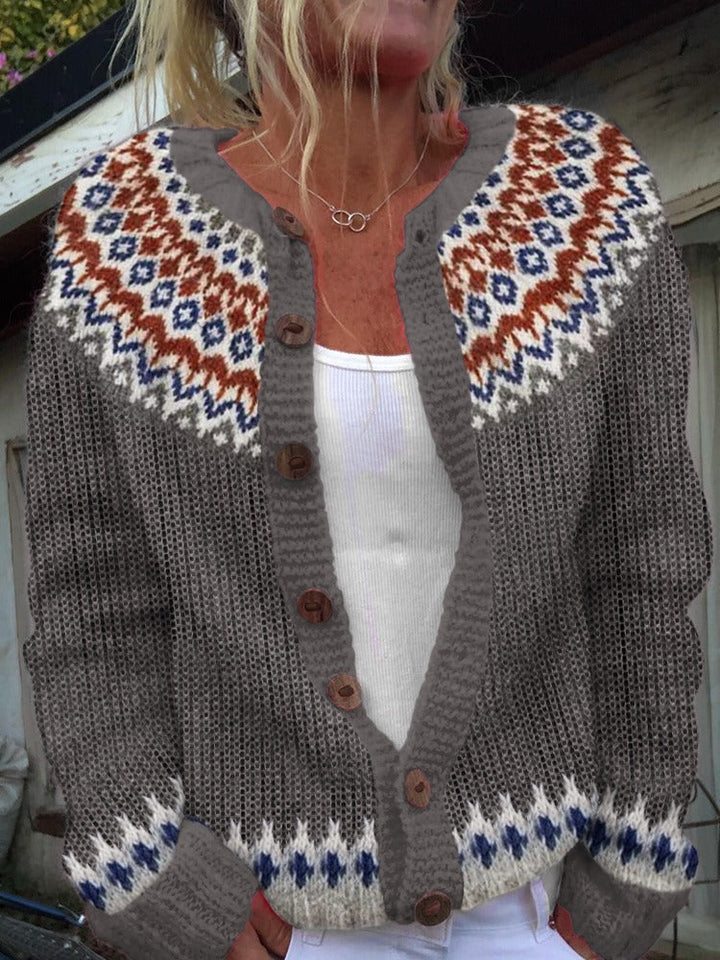 Cardigan Islandais Vintage Gabriella