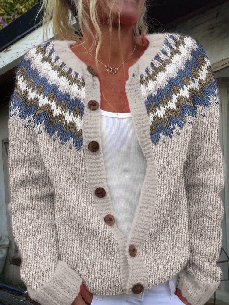 Cardigan Islandais Vintage Peyton