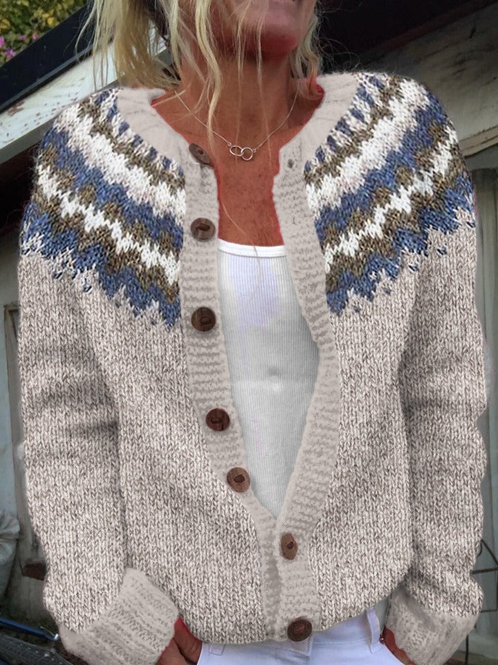 Cardigan Islandais Vintage Peyton