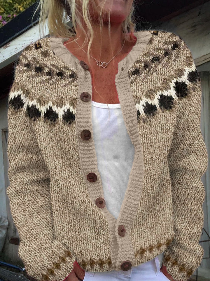 Cardigan Islandais Vintage Aubree