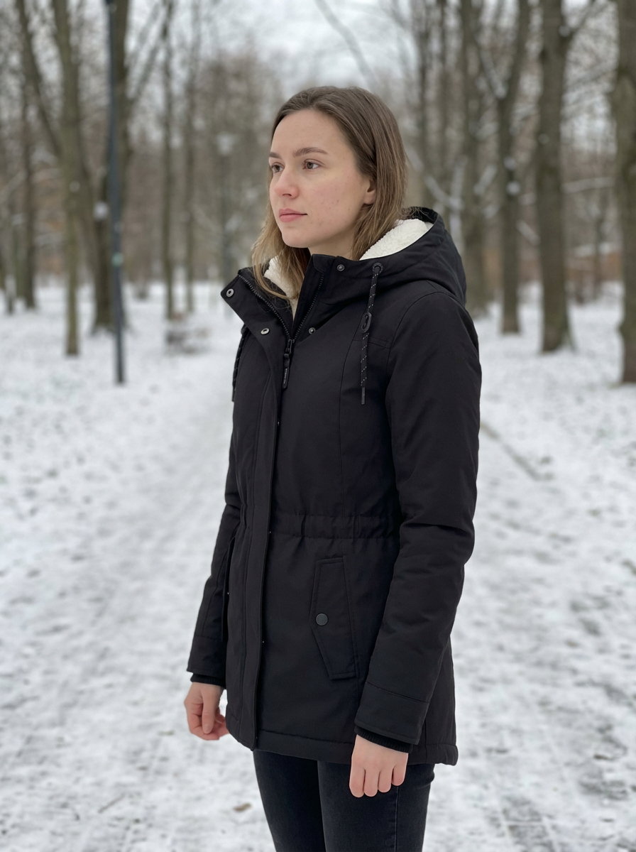 Éliane – manteau d’hiver long imperméable pour femmes, chaud et élégant