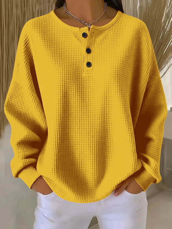 Pull élégant femme avec boutons