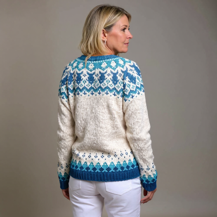Cardigan Islandais Vintage Eva