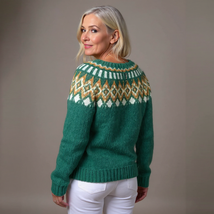 Cardigan Islandais Vintage Natalia