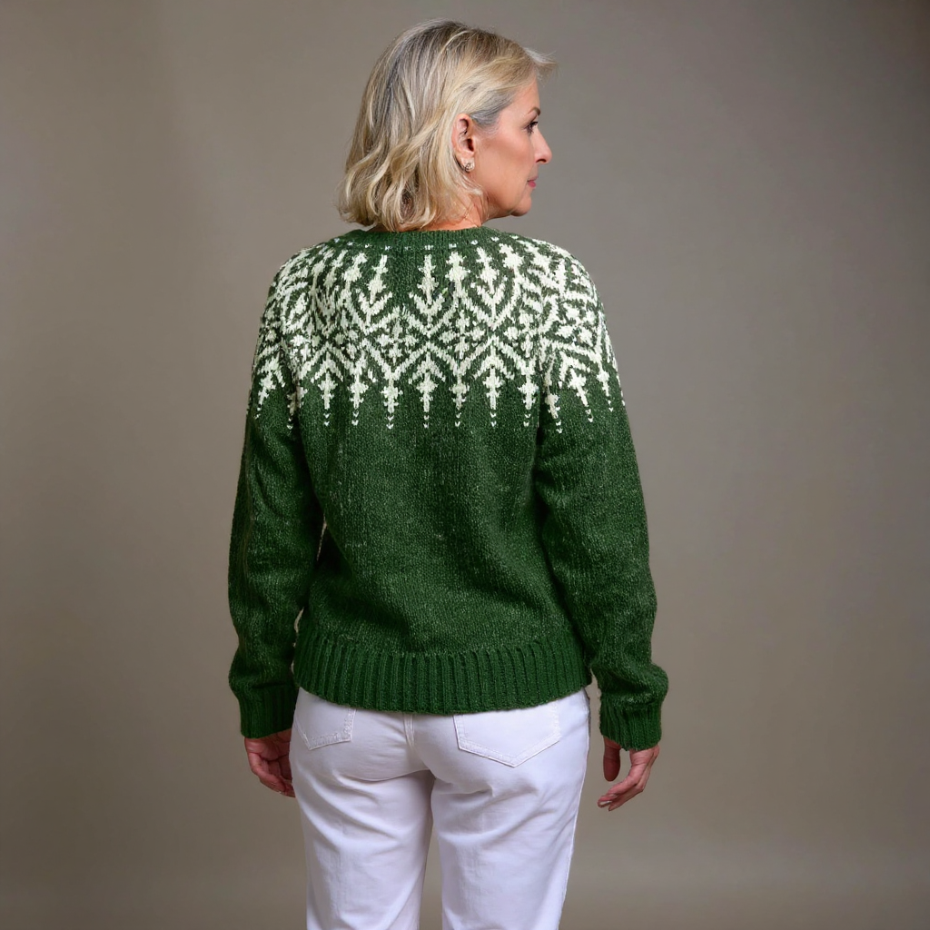 Cardigan islandais vintage Brienne