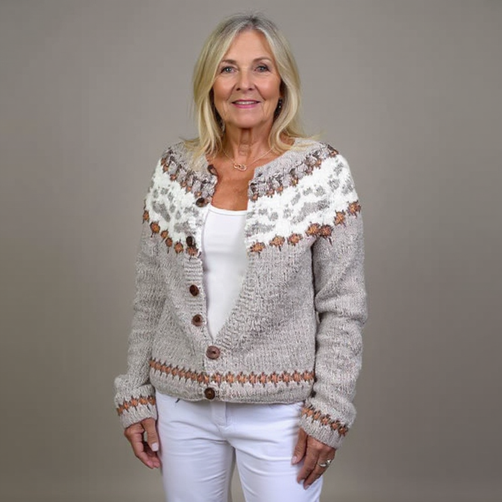 Cardigan Islandais Vintage Emery