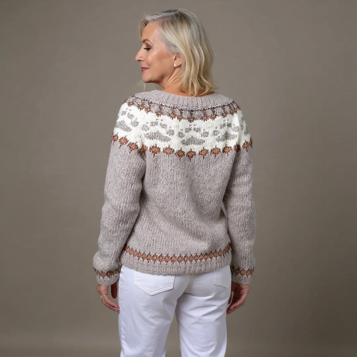 Cardigan Islandais Vintage Emery