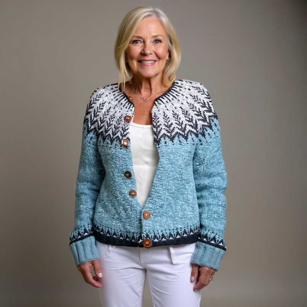 Cardigan Islandais Vintage Clara
