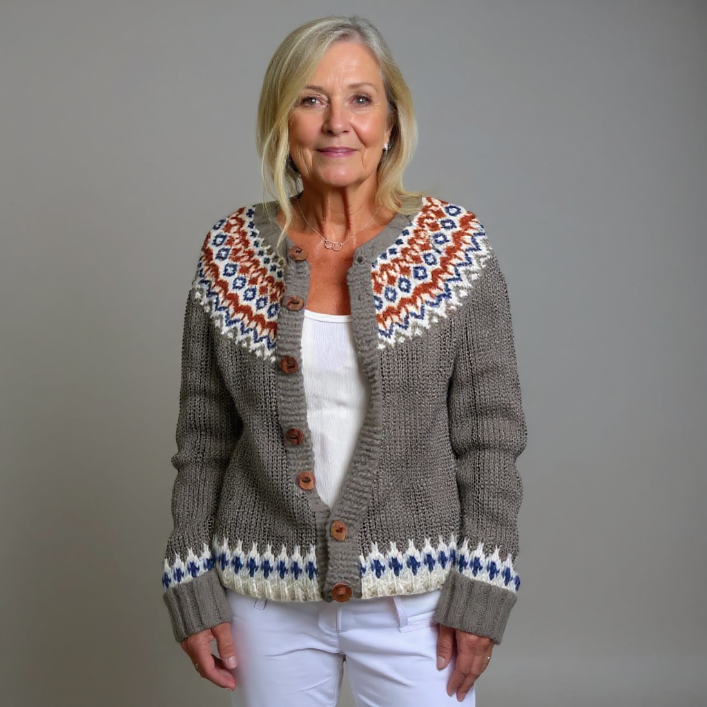 Cardigan Islandais Vintage Gabriella