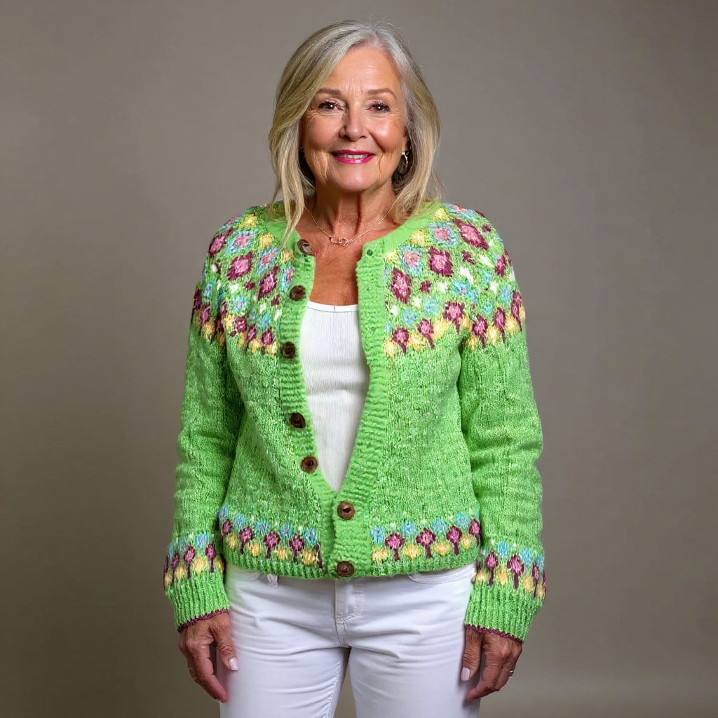 Cardigan Islandais Vintage Rubie