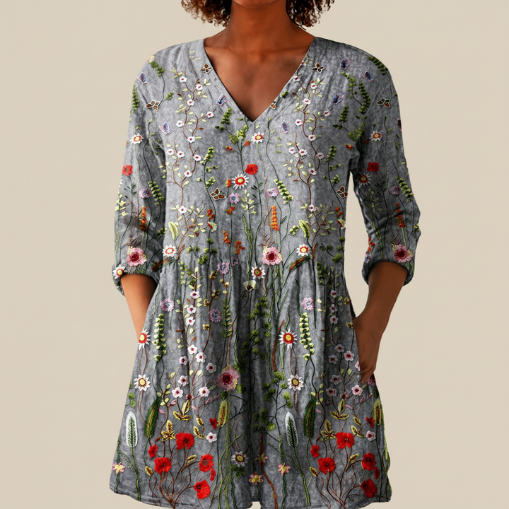 Sloane - Blouse longue imprimée