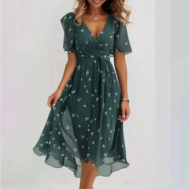 Charli | Robe à Décolleté en V pour Femmes