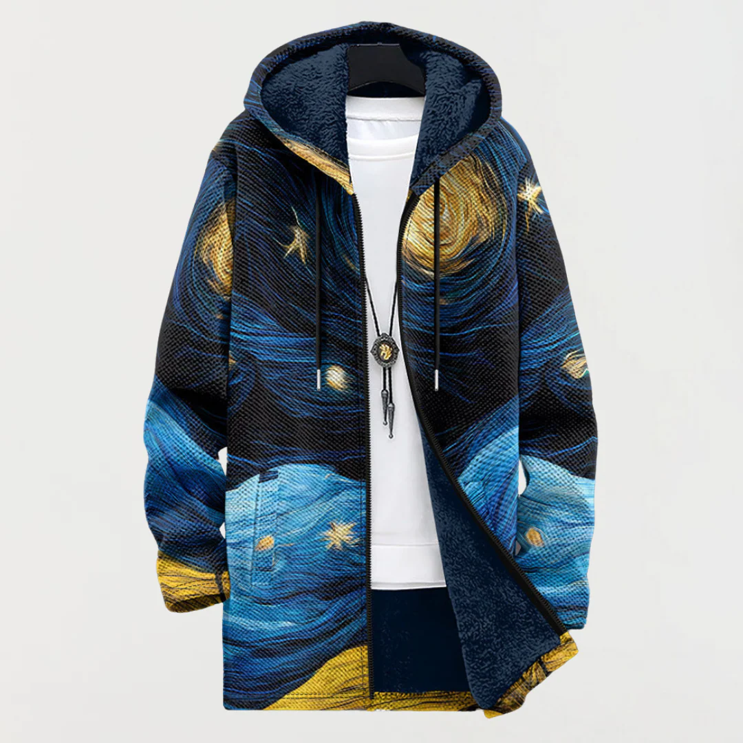 Cardigan Inspiré par l'Art Aurore