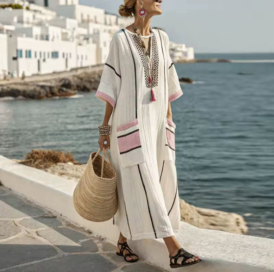 Robe Longue Élégante Kyra pour un Look Estival Stylé