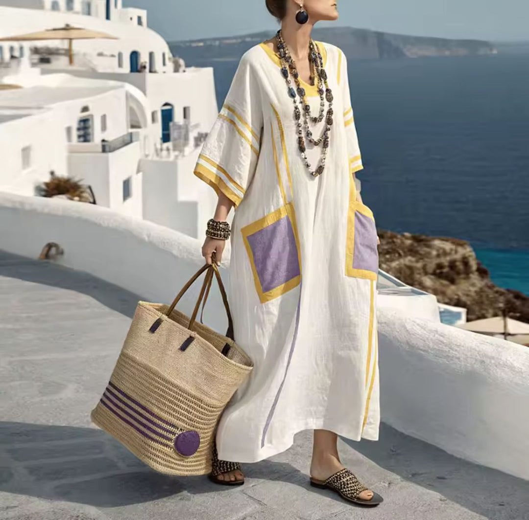 Robe Longue Élégante Kyra pour un Look Estival Stylé