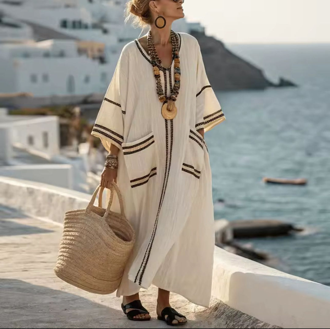 Robe Longue Élégante Kyra pour un Look Estival Stylé