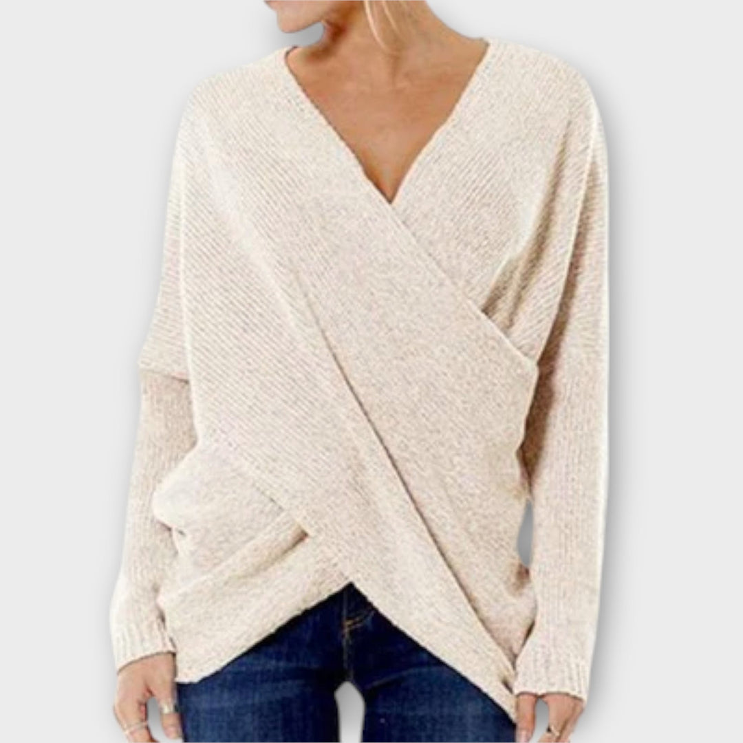 Léonie de Paris™ - Pull à col en V