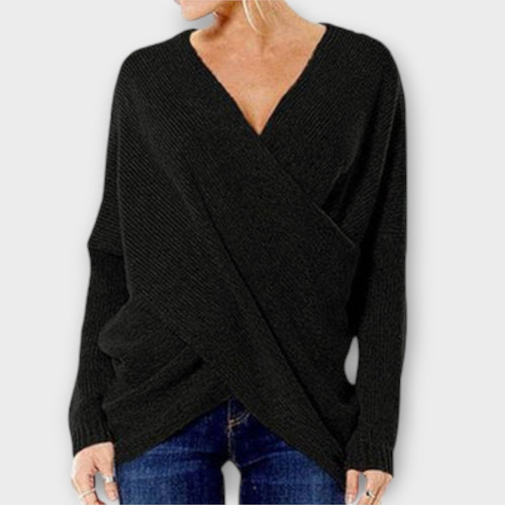 Léonie de Paris™ - Pull à col en V