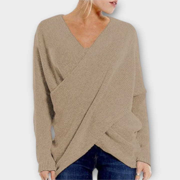 Léonie de Paris™ - Pull à col en V
