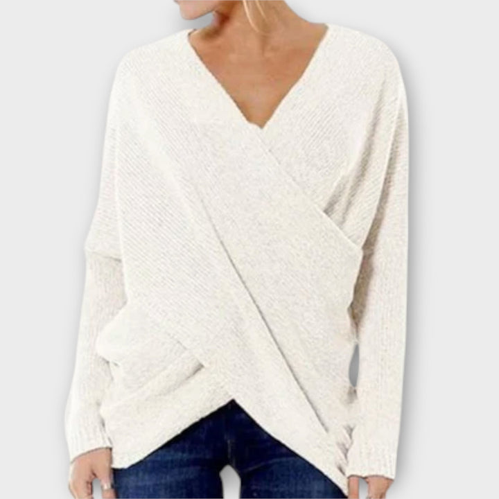 Léonie de Paris™ - Pull à col en V